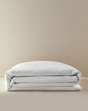 Novella Premium Soft Cotton Tek Kişilik Nevresim Beyaz