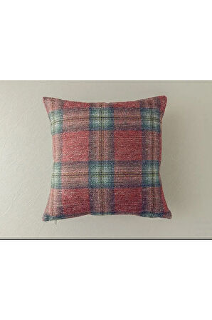 Hana Kırlent Kılıfı 43x43 Cm Kırmızı - Yeşil