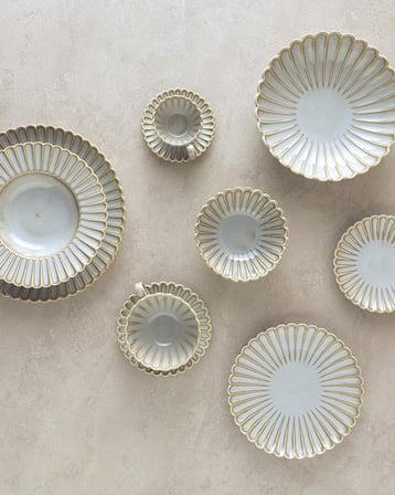 Fiore New Bone China Kase Gri