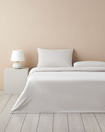 English Home Flora Vista Dijital Baskılı Soft Cotton Tek Kişilik Nevresim Takımı Turuncu