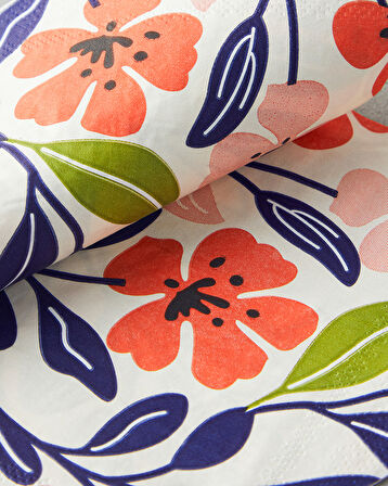 Autumn Flower 20'li Kağıt Peçete 33x33 cm Renkli