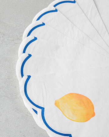 Lemon 20'li Kağıt Peçete 33x33 cm Sarı