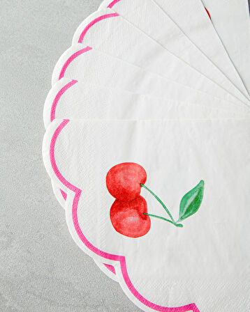 Berry 20'li Kağıt Peçete 33x33 cm Kırmızı
