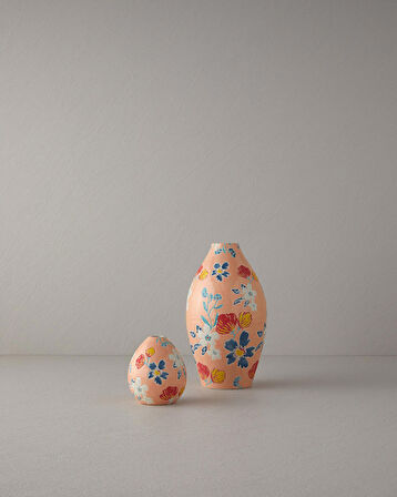 English Home Flowers Stoneware Vazo Pudra
