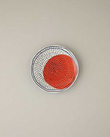 English Home Arzu Sabancı Patch Stoneware Pasta Tabağı 20 cm Terracotta
