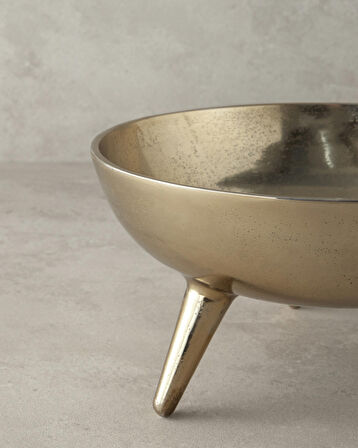 English Home Deluxe Dekoratif Kase Gold