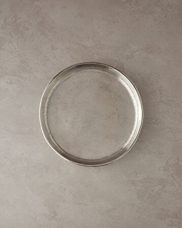Mirrory Dekoratif Tabak Silver