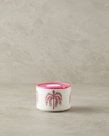 English Home Carnival Tree New Bone China Saklama Kabı Pembe