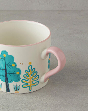 English Home Love Jungle New Bone China Kupa Yeşil