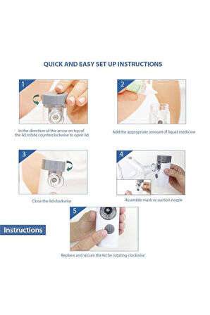 Medikalcim Air Pro 3 Nebulizator El Tipi Mini Mobil Şarjlı Nebülizator Sessiz Mesh Mobil Nebül * Yeni