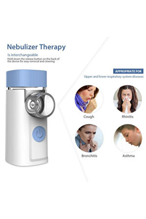 Medikalcim Air Pro 3 Nebulizator El Tipi Mini Mobil Şarjlı Nebülizator Sessiz Mesh Mobil Nebül * Yeni