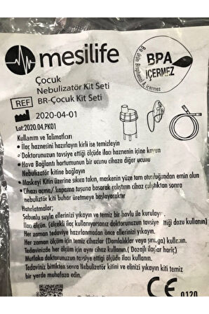 Medikalcim Nebülizatör Maskesi Ithal Yetişkin Ve (çocuk) Pediatrik Set
