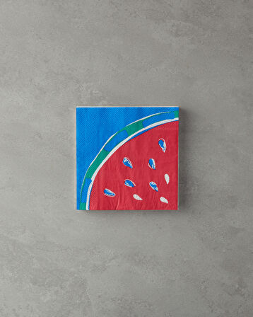 Melon 20'li Kağıt Peçete 33x33 cm Kırmızı