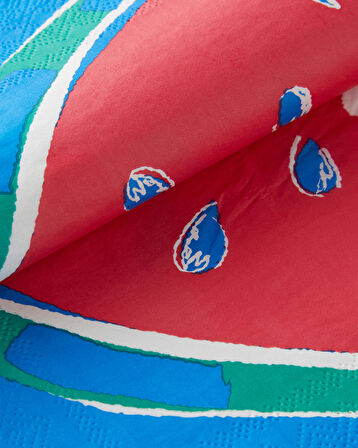 Melon 20'li Kağıt Peçete 33x33 cm Kırmızı