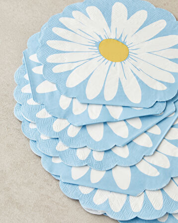 Daisy 20'li Kağıt Peçete 32x32 cm Mavi