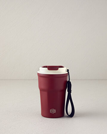English Home Fiera Paslanmaz Çelik Termos 360 ml Bordo