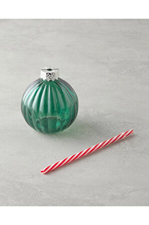 Joyful Christmas Cam Pipetli Bardak 400 ml Yeşil