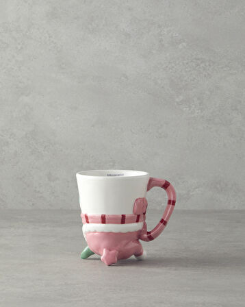 Rosy Snowman Dolomite Kupa 300 ml Pembe