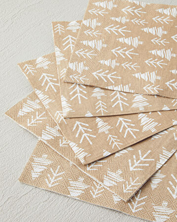 Magic Trees 20'li Kağıt Peçete 33x33 cm Beyaz