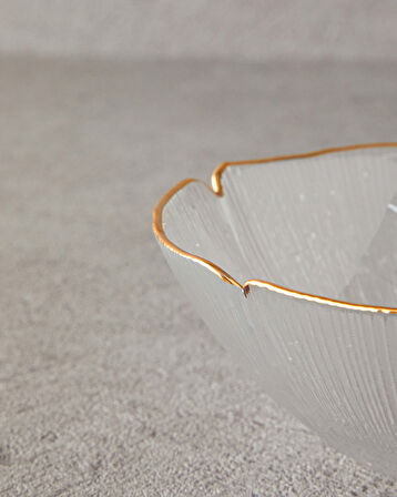 Siana Cam Kase 16 cm Gold