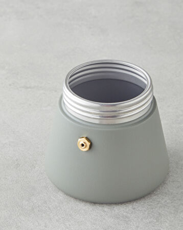 English Home Corazon Paslanmaz Çelik 4 Cup Moka Pot 160 ml Yeşil