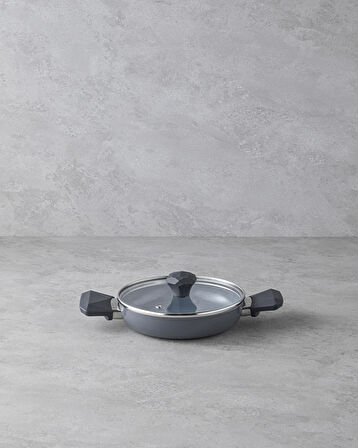 English Home Prego CeraWell Kapaklı Sahan 20 cm Gri