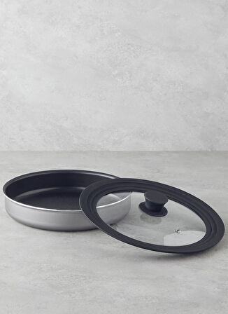 English Home Alüminyum Tencere Seti ClickEase Tencere Seti 20-24-26 Gri