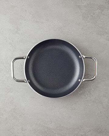 English Home Horeca Alüminyum Sahan 22 cm Siyah