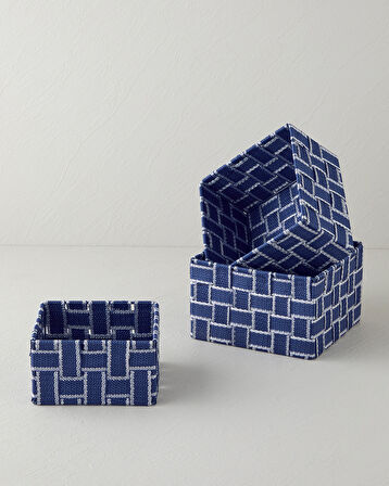 Shine Sepet 14x14x7 cm Lacivert