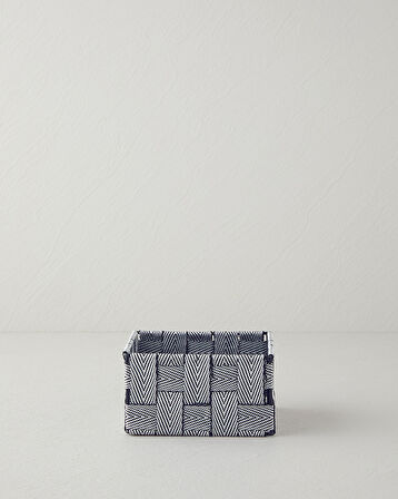 Shine Sepet 14x14x7 cm Siyah - Beyaz