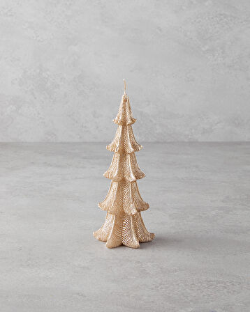 Christmas Tree Mum 9x9x22,5 cm Gold