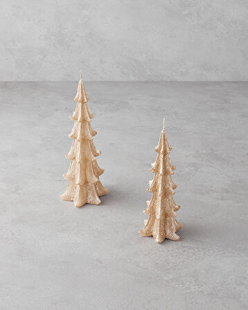 Christmas Tree Mum 9x9x22,5 cm Gold