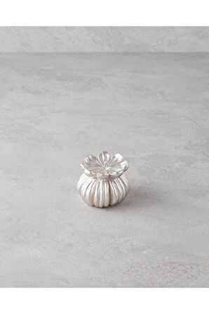 Pearl Mum 5 cm Silver