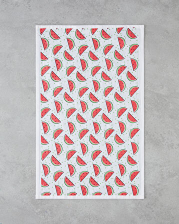 English Home Watermelons Pamuk Kurulama Bezi 30x50 cm Kırmızı