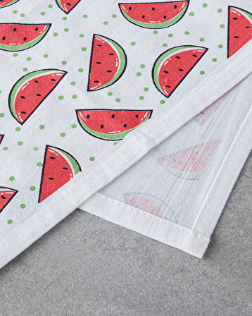 English Home Watermelons Pamuk Kurulama Bezi 30x50 cm Kırmızı