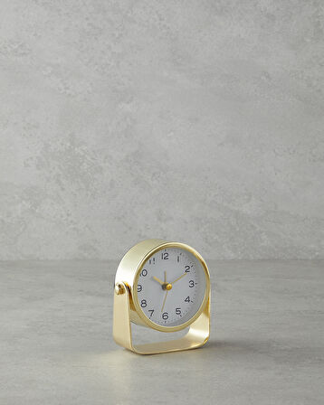 Viva Metal Masa Saati 10 cm Gold