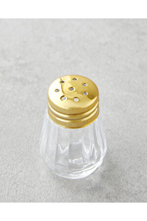 Lilla Cam 2'li Tuzluk - Biberlik 4x4 cm Gold