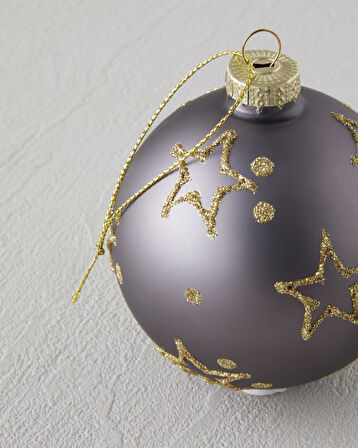 Berta Yılbaşı Ağaç Süsü 8x8x8 cm Kahverengi