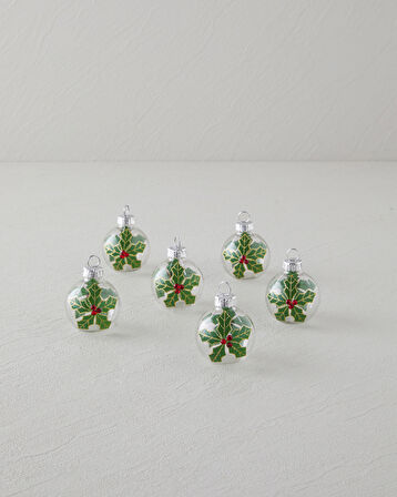 Caraline Yılbaşı Ağaç Süsü Beyaz