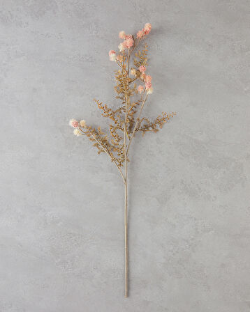 Lecce Tek Dal Yapay Çiçek 72 cm Pembe