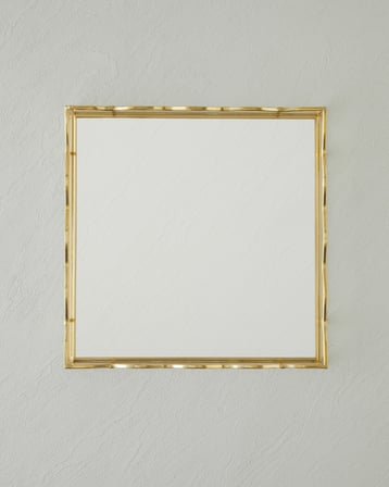 Mensa Cam Dekoratif Tepsi 23,8x23x3,8 cm Gold