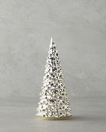 Christmas Tree Biblo 8,5x8,5x20 cm Silver