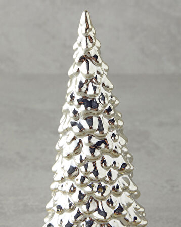 Christmas Tree Biblo 8,5x8,5x20 cm Silver
