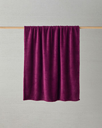 English Home Cozy Wellsoft Tv Battaniye Bordo