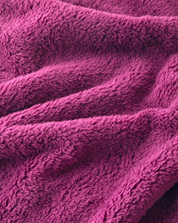 English Home Cozy Wellsoft Tv Battaniye Bordo