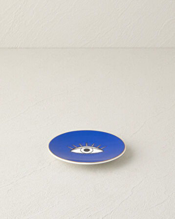 Talisman Eye Bone China Çerezlik 10 cm Lacivert