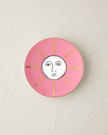 Talisman Sun Bone China Çerezlik 10 cm Pembe