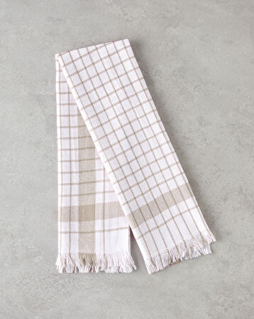 Evelyn Pamuk Polyester Kurulama Bezi 40x60 cm Bej