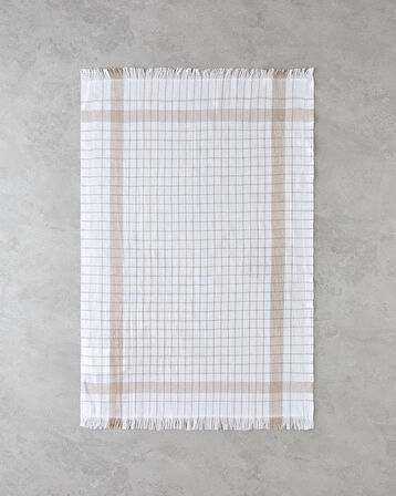 Evelyn Pamuk Polyester Kurulama Bezi 40x60 cm Bej