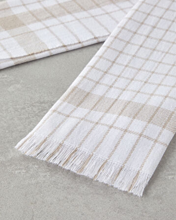 Evelyn Pamuk Polyester Kurulama Bezi 40x60 cm Bej